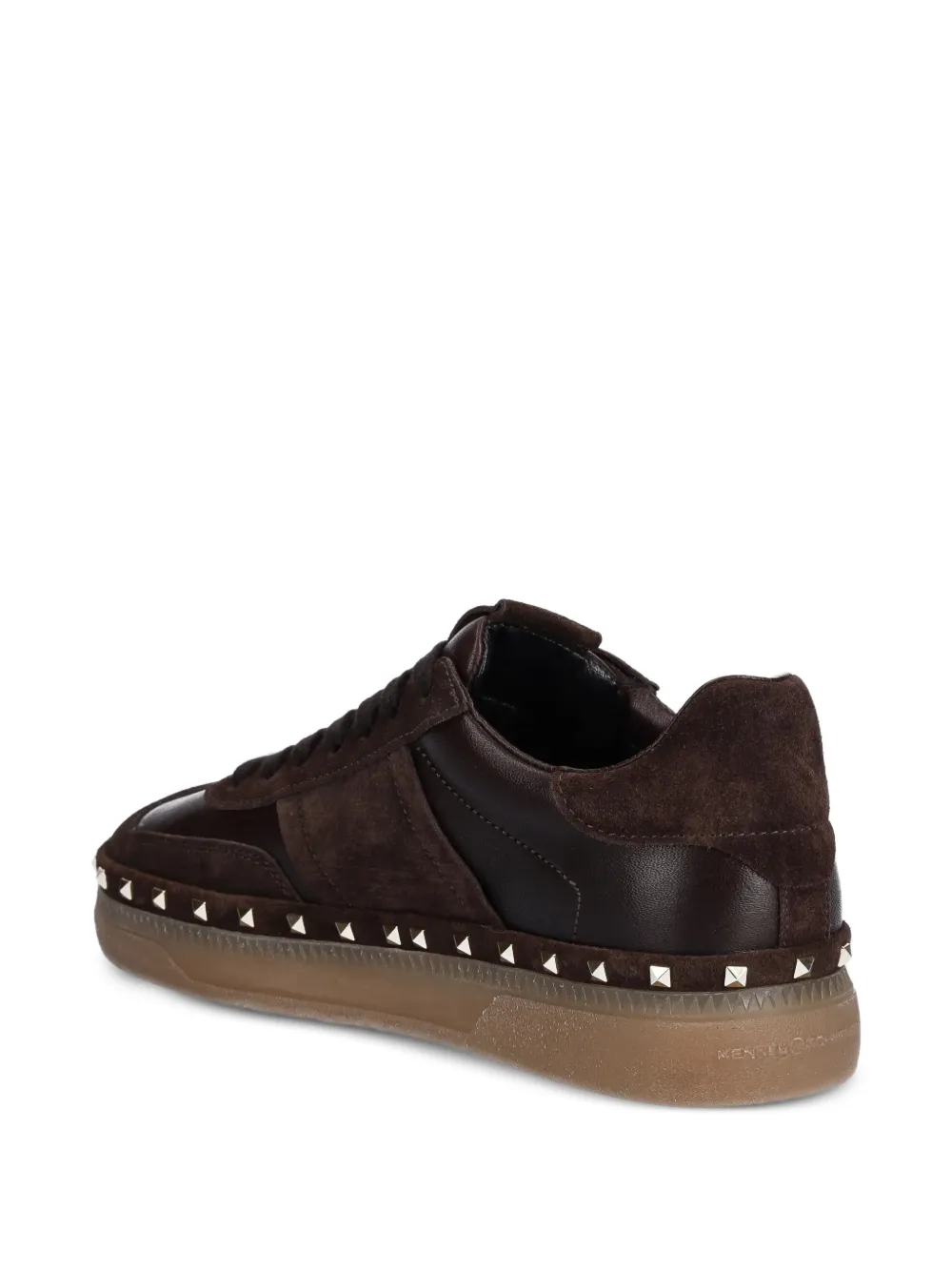 Kennel & Schmenger Clap sneakers verfraaid met studs Bruin
