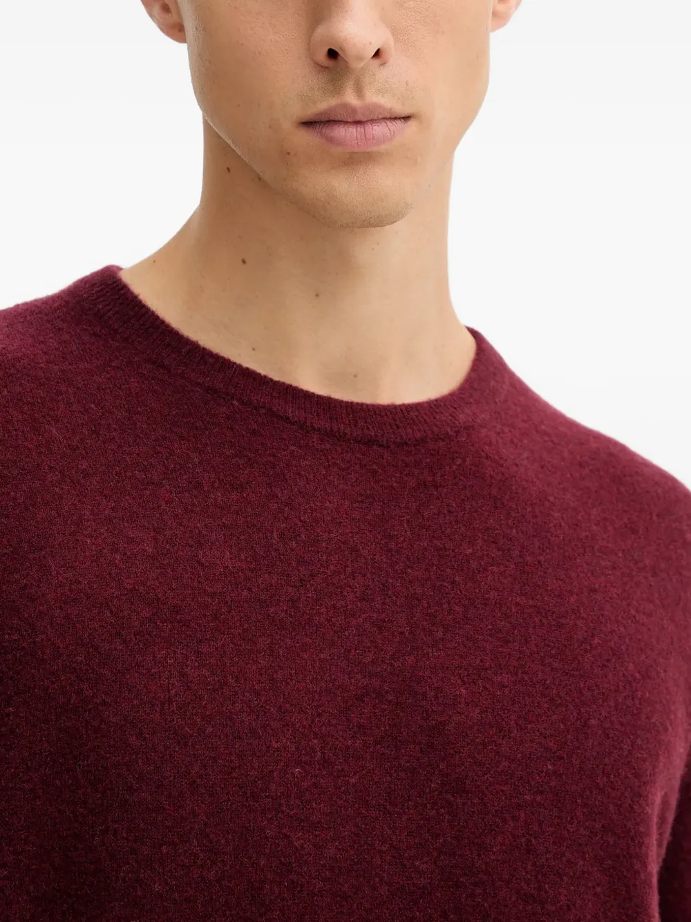 American Vintage Trui met ronde hals Rood