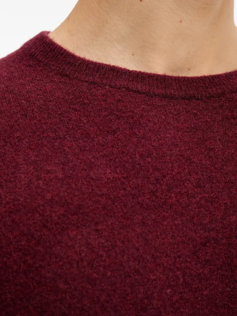 American Vintage Trui met ronde hals Rood