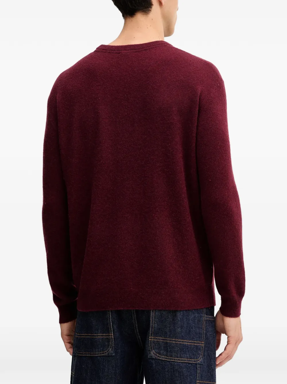American Vintage Trui met ronde hals Rood