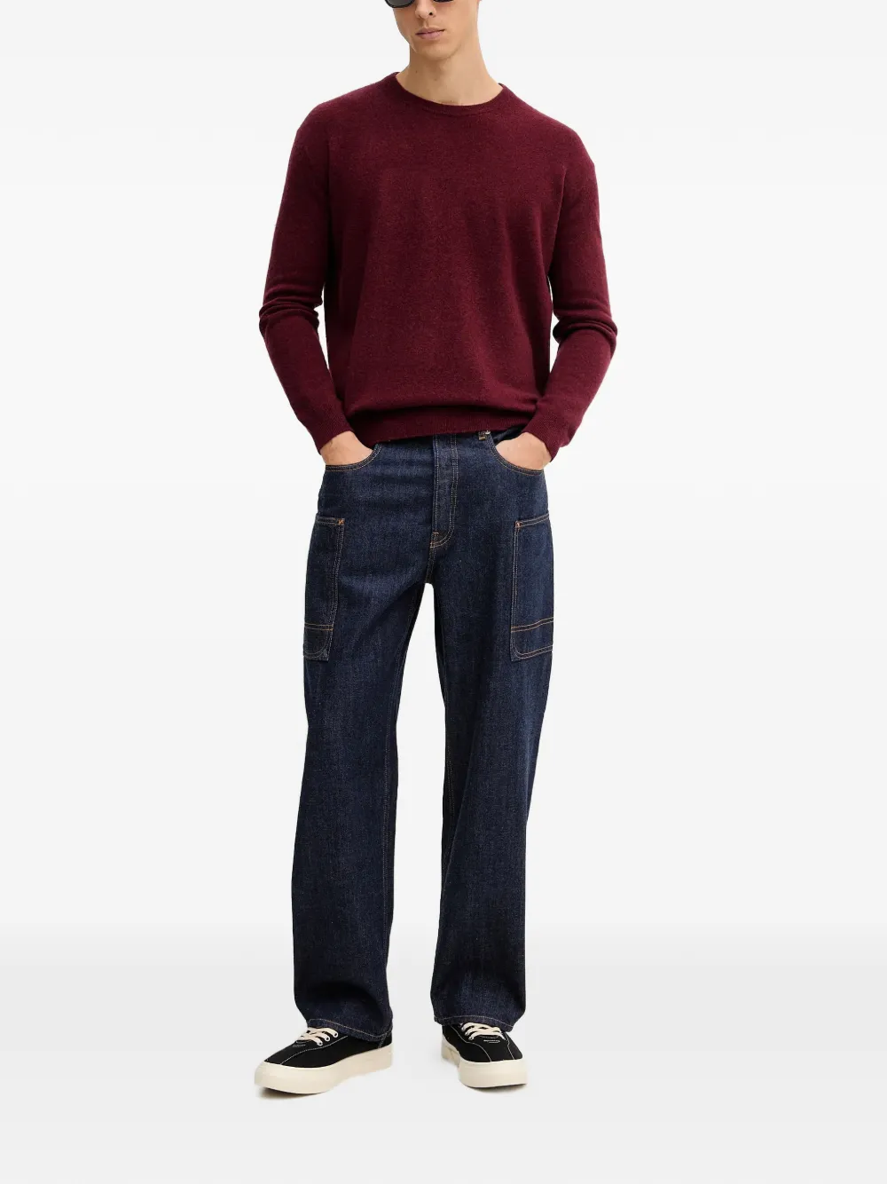 American Vintage crew-neck sweater - Rood