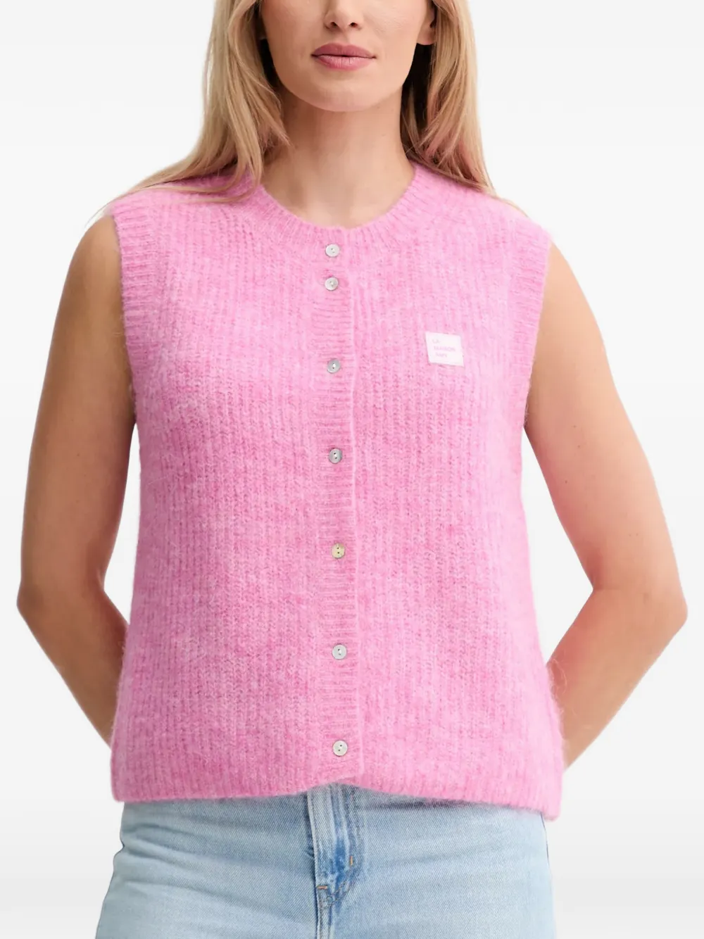 American Vintage East button cardigan - Rosa