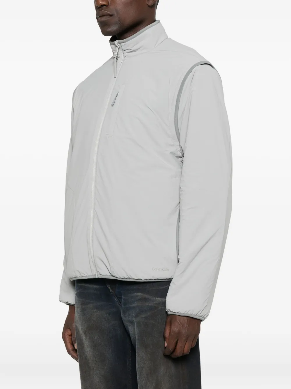 Calvin Klein Jack met vlakken en rits Grijs
