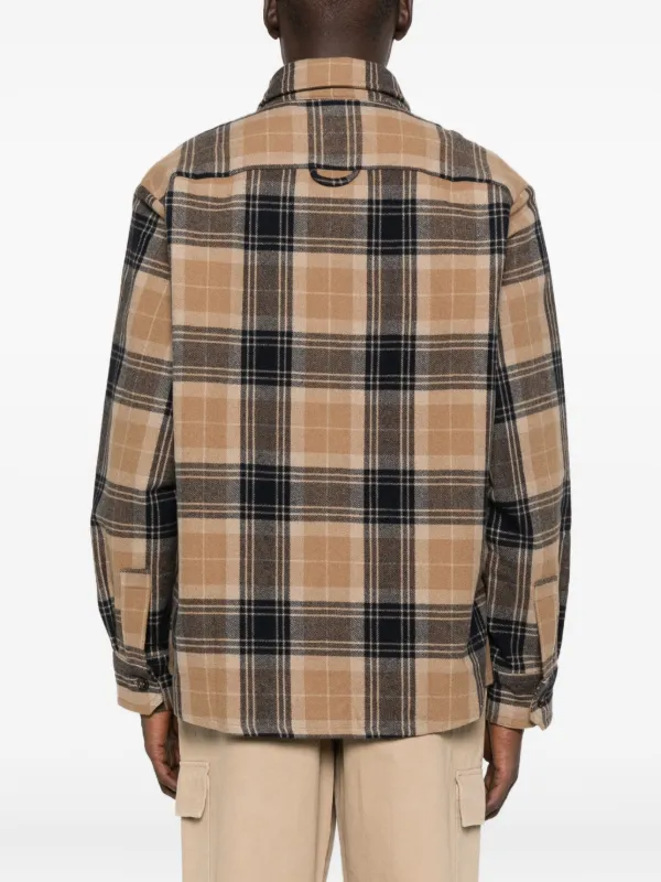 A.P.C. チェック シャツ | ブルー | FARFETCH JP
