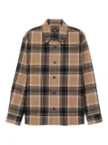 A.P.C. plaid check-pattern shirt - Blue