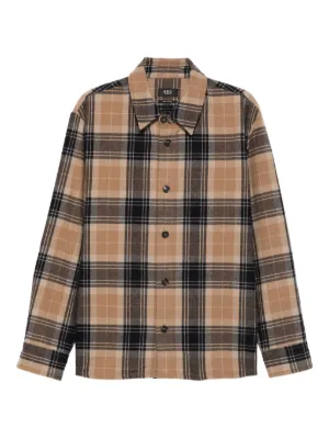 Acne Studios チェック シャツ | ブルー | FARFETCH JP