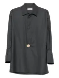 DARKPARK button-detail wool blouse - Grey