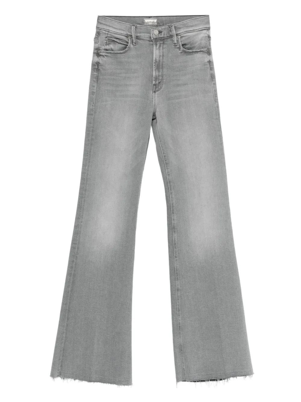 MOTHER frayed-hem flare jeans | Grey | Image 1