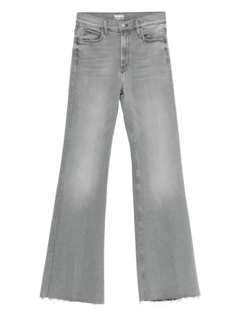MOTHER frayed-hem flare jeans