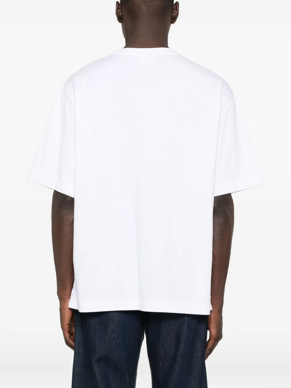 Maison Kitsuné T-shirt met vossenprint Wit