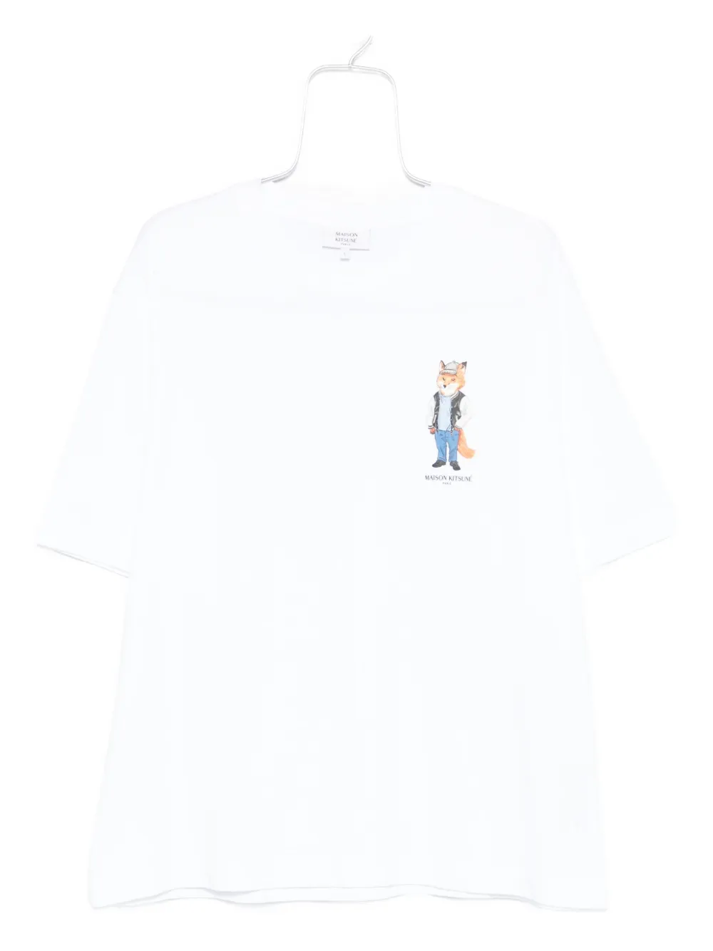 Maison Kitsuné fox-print T-shirt Wit