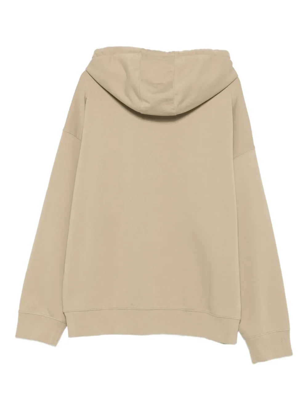 Maison Kitsuné Hoodie met logoprint Beige