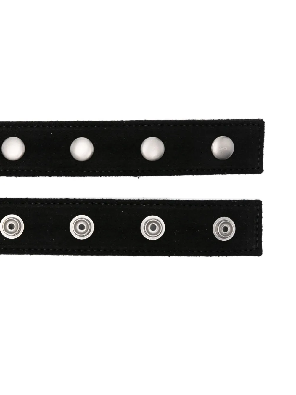 Rick Owens DRKSHDW studded cotton belt - Zwart