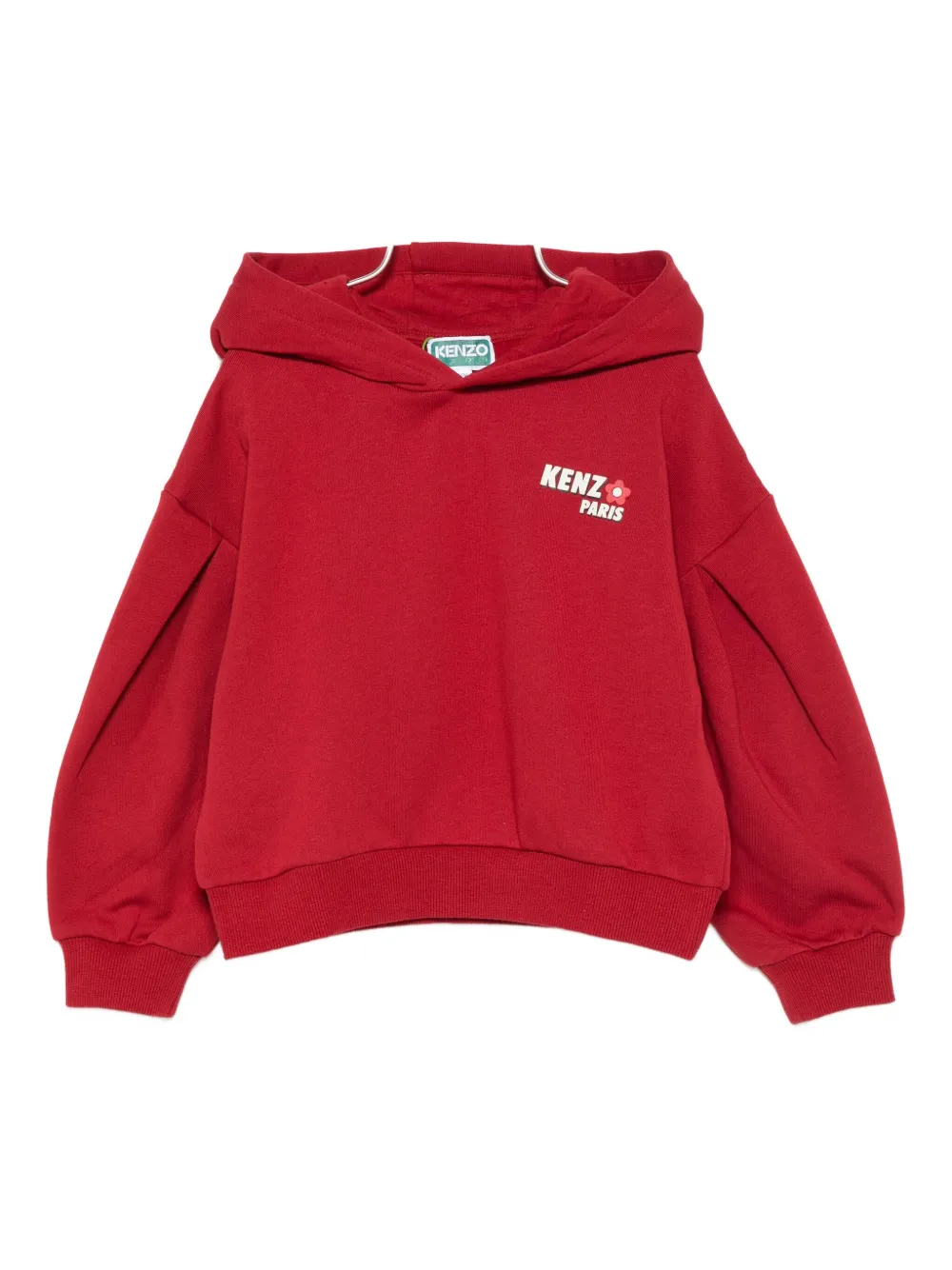 Kenzo Kids logo hoodie - Rosso