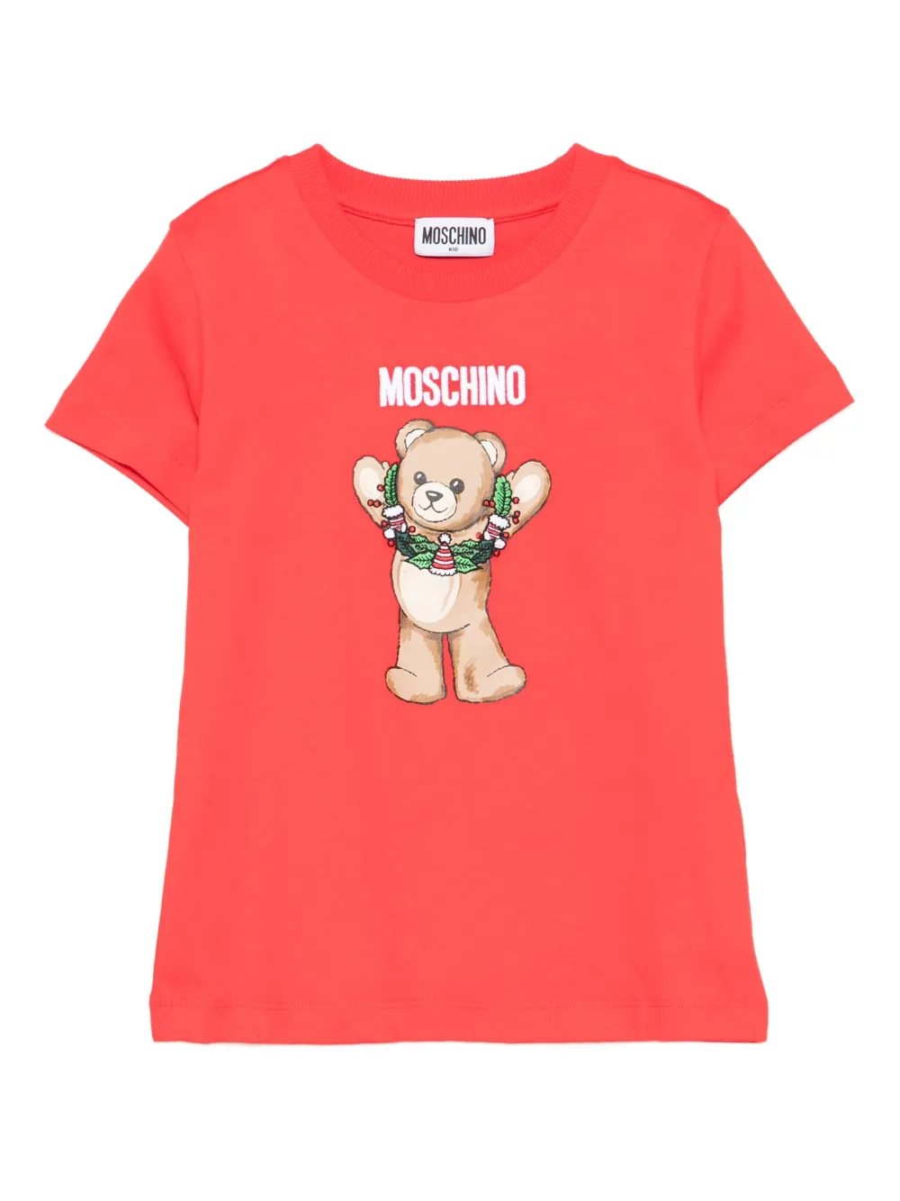 Moschino Kids print t-shirt - レッド Moschino Kids print t-shirt - レッド