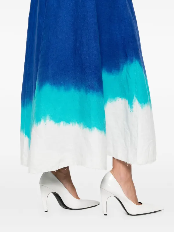 princess polly baby blue dress Blue Dyed Wedding Dresses – Renegade Bridal & Dye Lab main image 1