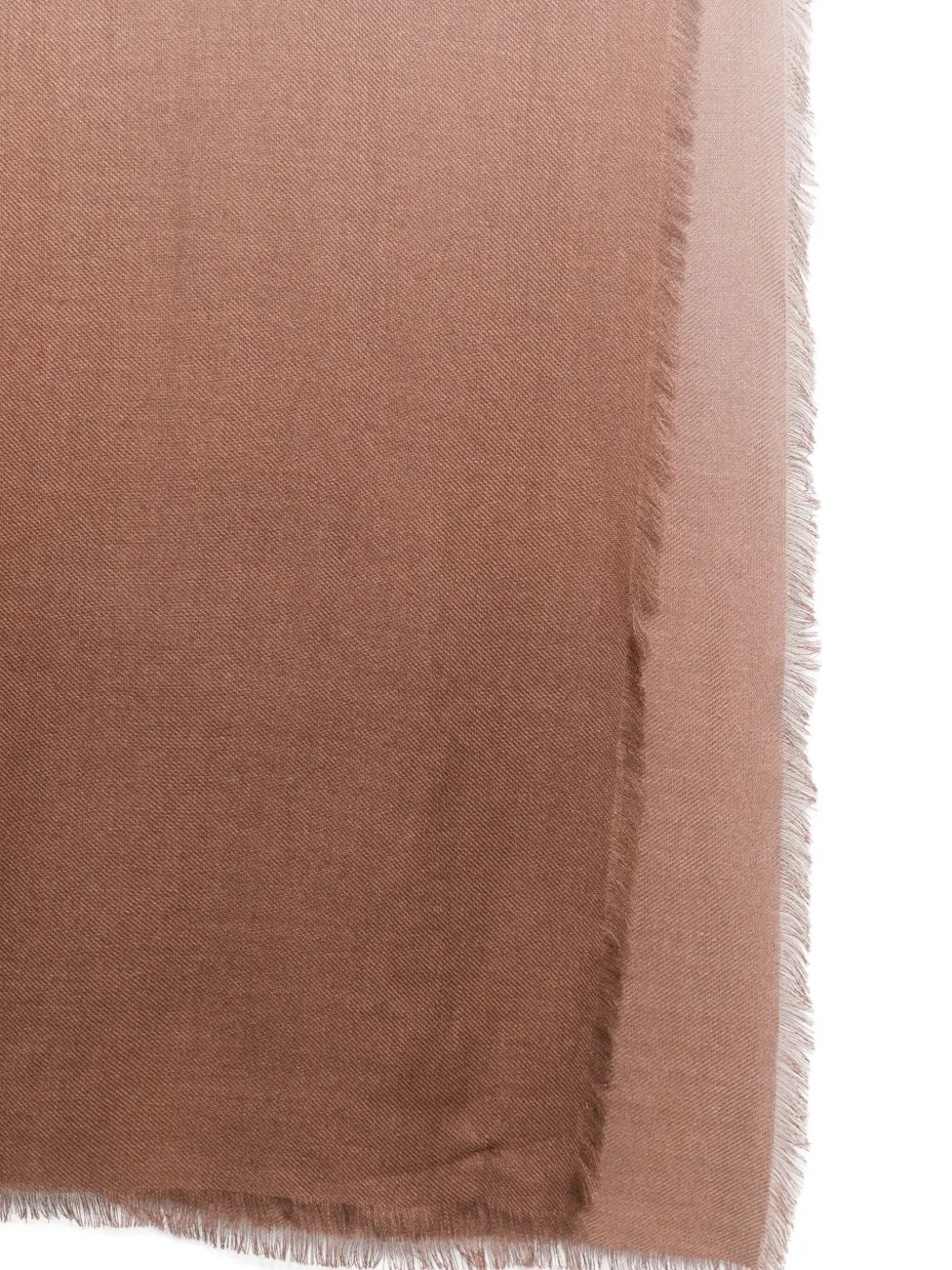 D'aniello ombre frayed-edge scarf - Bruin