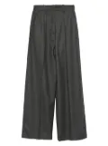 Eric Bompard ribbed straight trousers - Grey