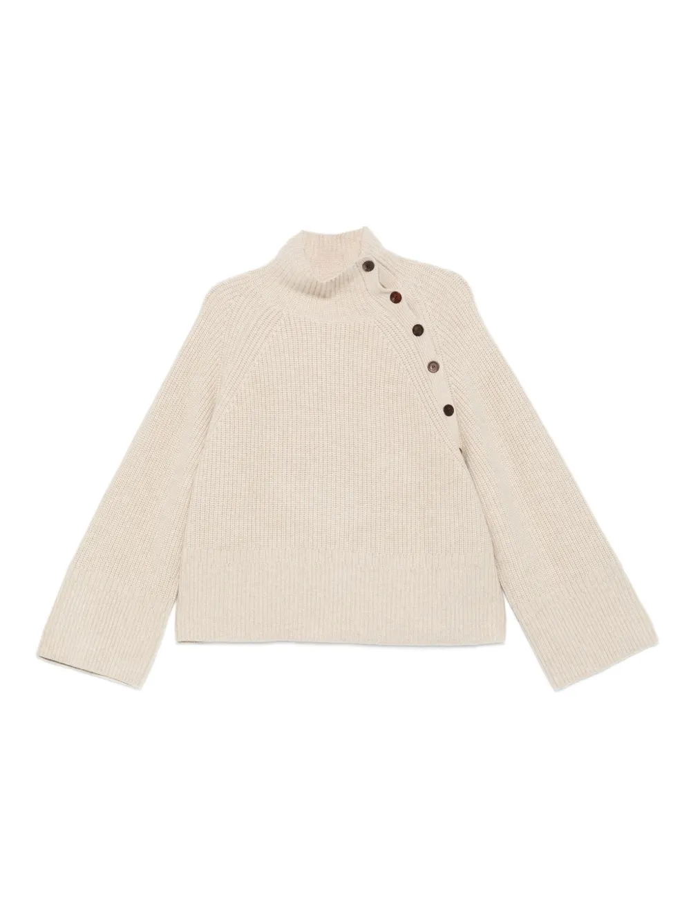 Eric Bompard suéter con cuello de tortuga y botones | neutro | Image 1