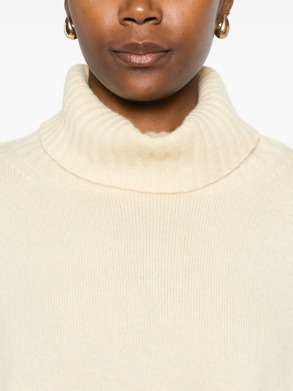 Eric Bompard Turtleneck Sweater In Pink