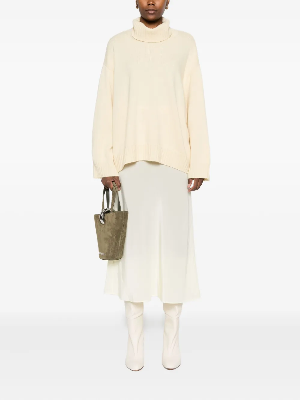 Eric Bompard Turtleneck Sweater In Pink