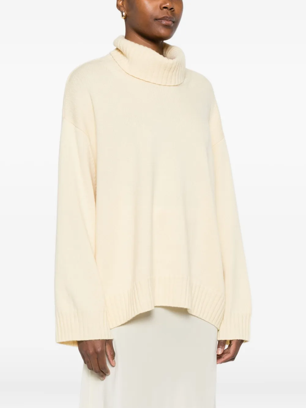 Eric Bompard Turtleneck Sweater In Pink