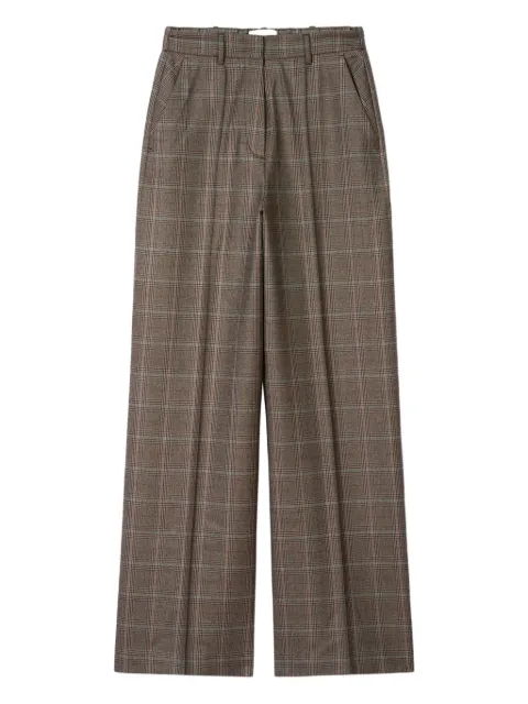Eric Bompard check-print trousers