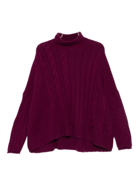 Eric Bompard cable-knit high-neck sweater