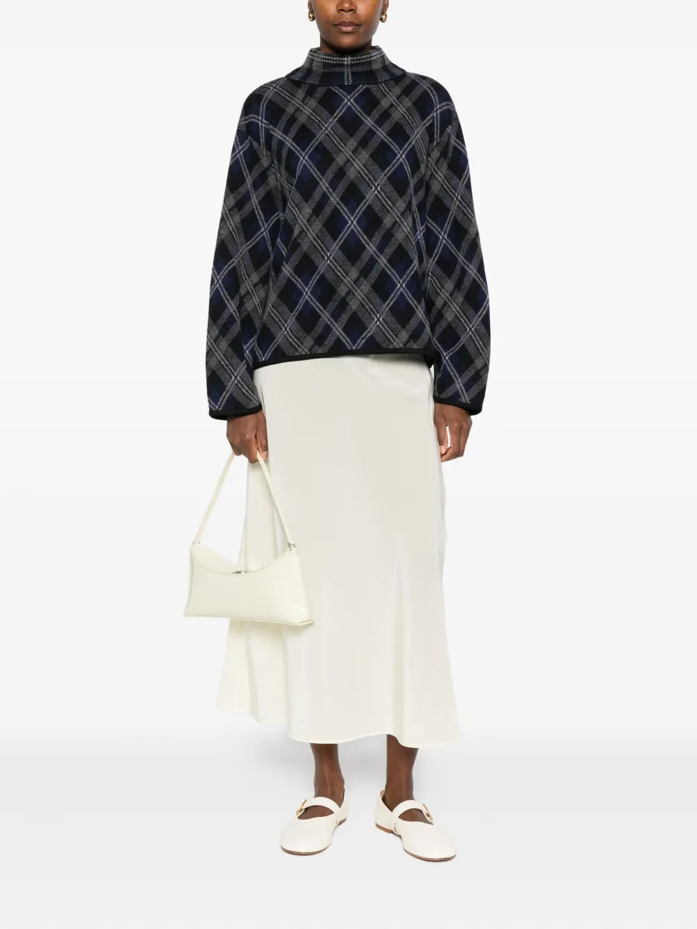 Eric Bompard Turtleneck Wool-cashmere Sweater In Black