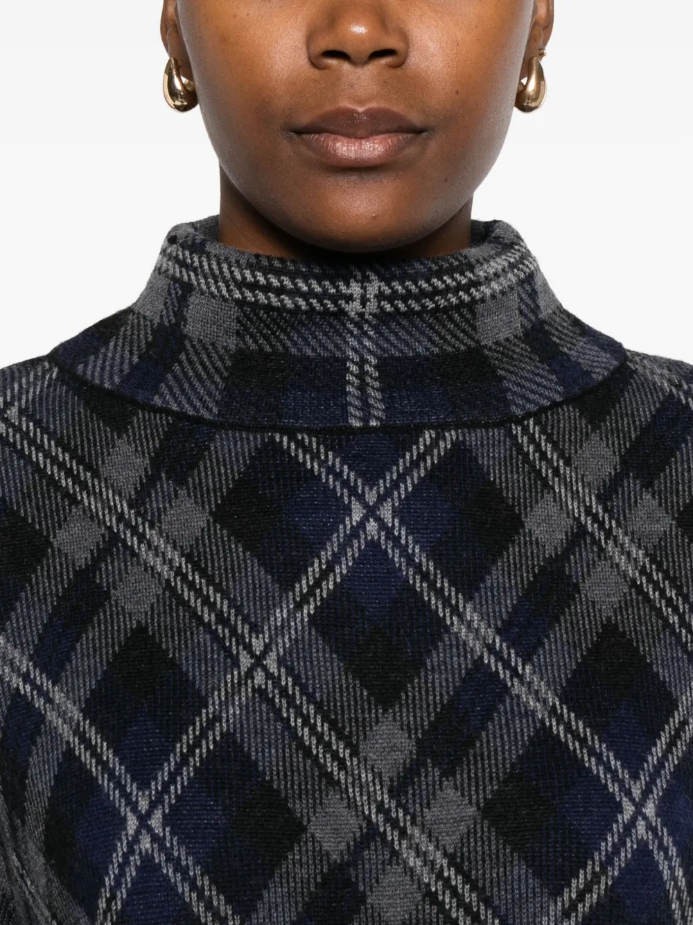 Eric Bompard Turtleneck Wool-cashmere Sweater In Black