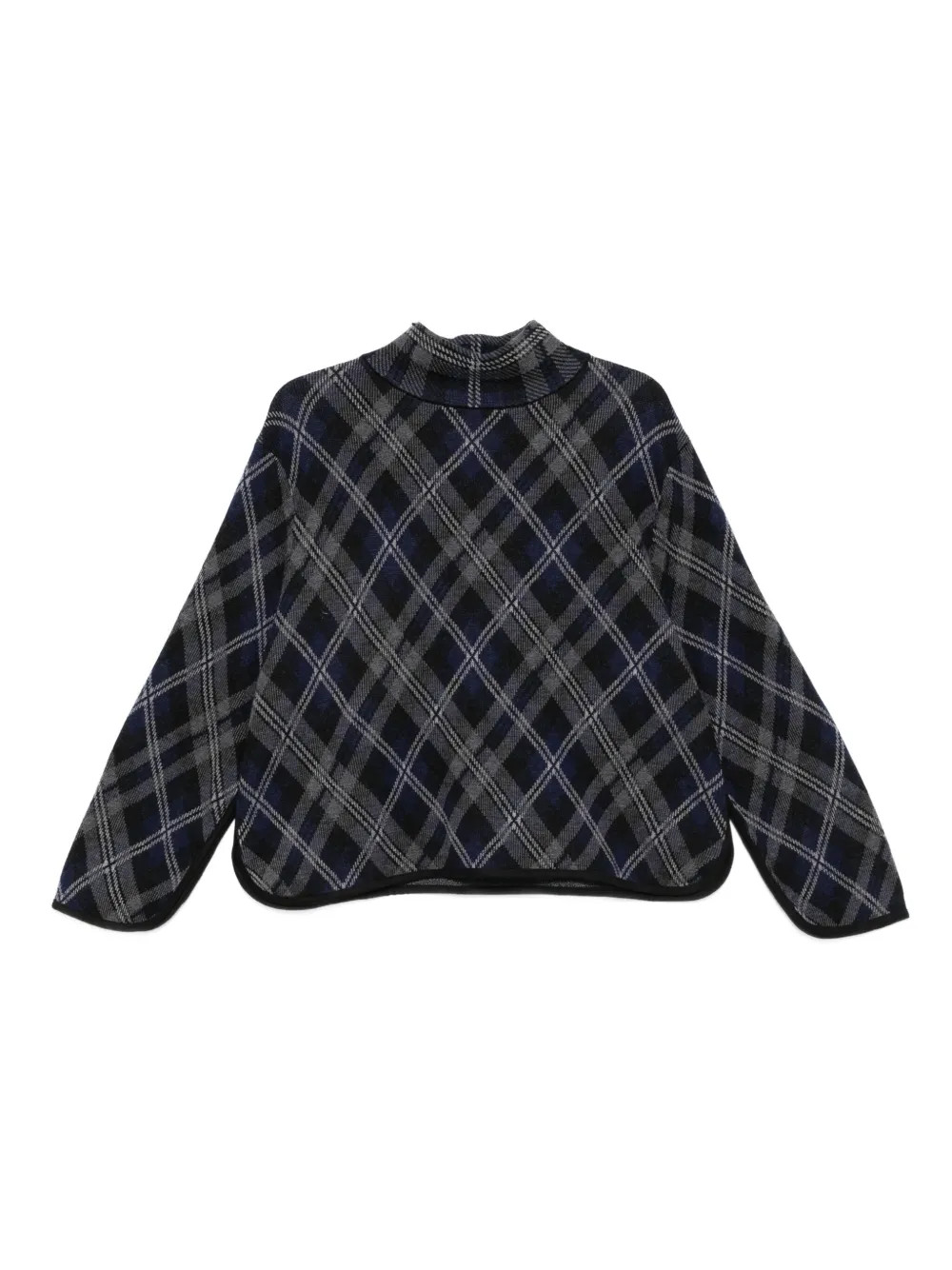 Eric Bompard turtleneck wool-cashmere sweater | Blue | Image 1