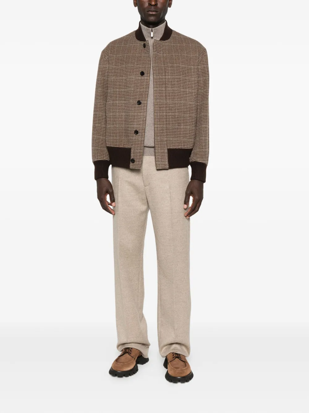 Eric Bompard check-pattern bomber jacket | Bomber Jackets | Image 2