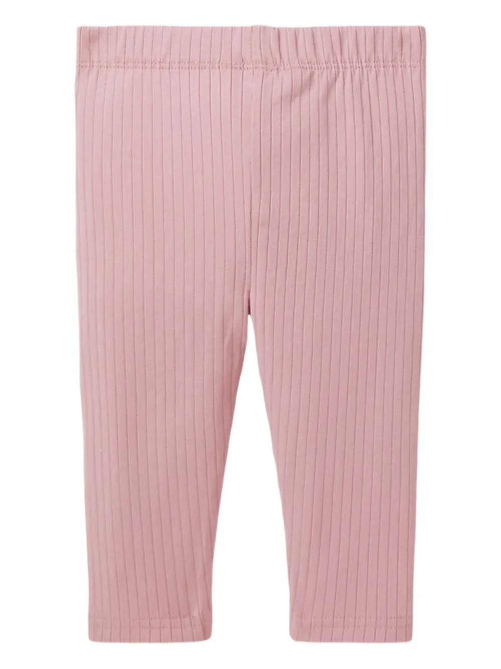 POLO RALPH LAUREN KIDS Geribbelde top en broek met bloemenkraag Roze