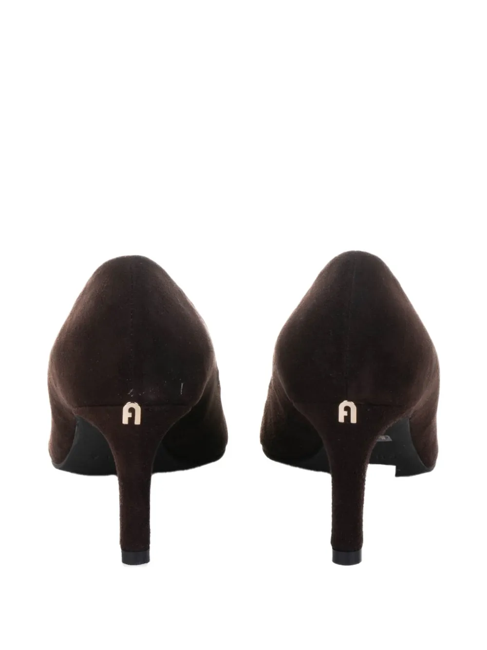 Furla Pointed Heel Pumps In Brown