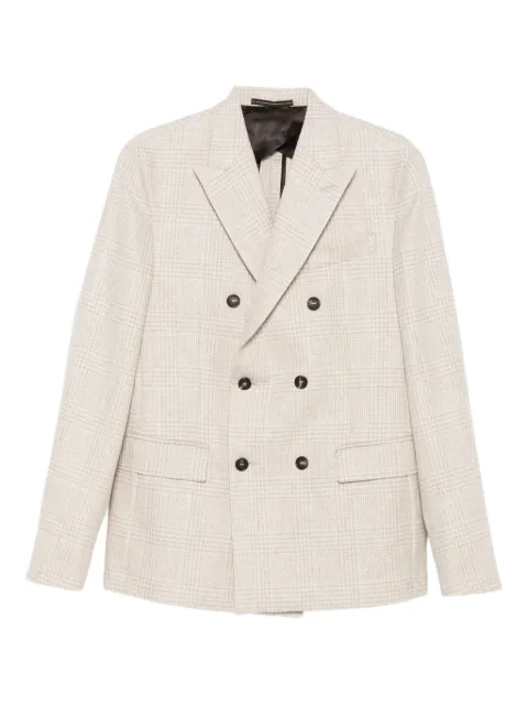 Incotex Blazer doppiopetto a quadri