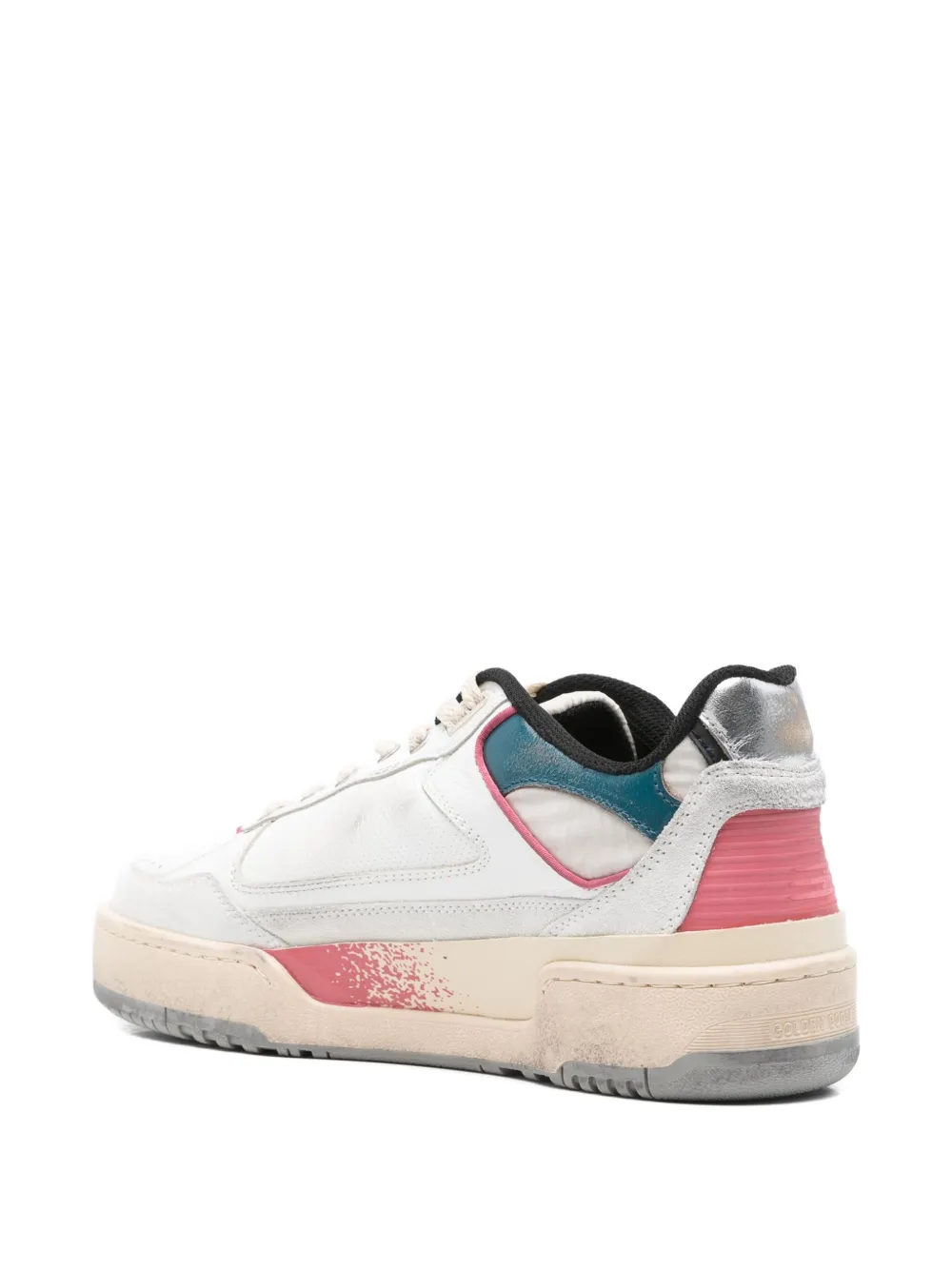 Golden Goose star-detail leather sneakers White