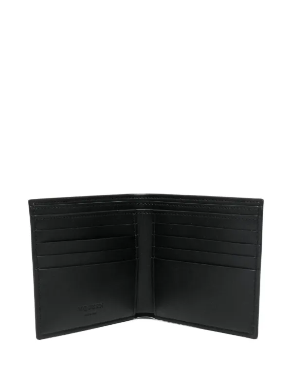Alexander McQueen skull-plaque bi-fold Wallet | Green | FARFETCH