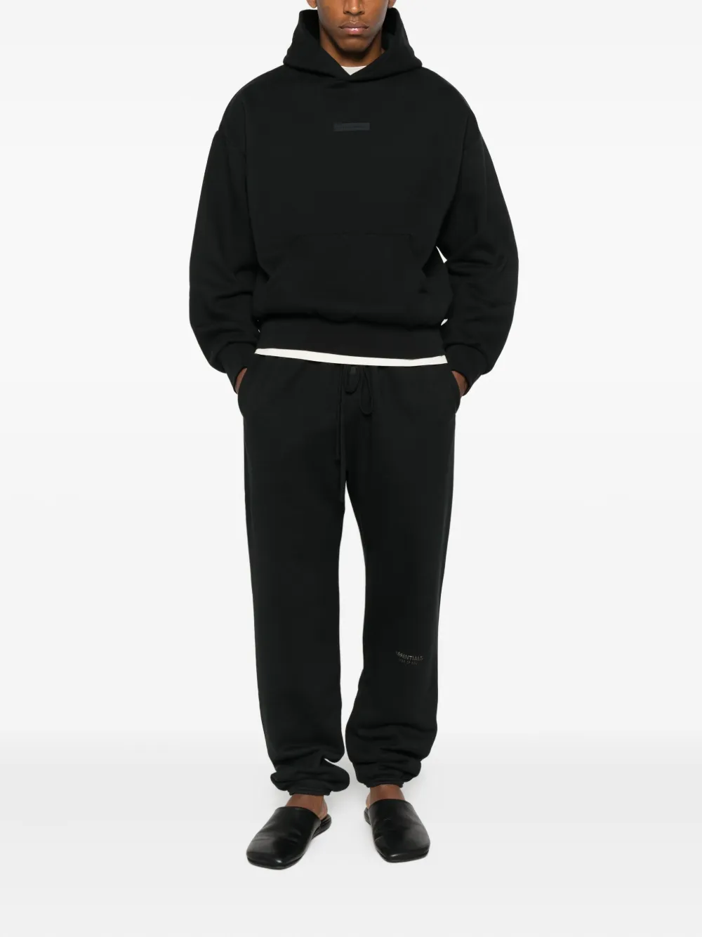 FEAR OF GOD ESSENTIALS logo-detail hoodie | Hoodies | Image 2