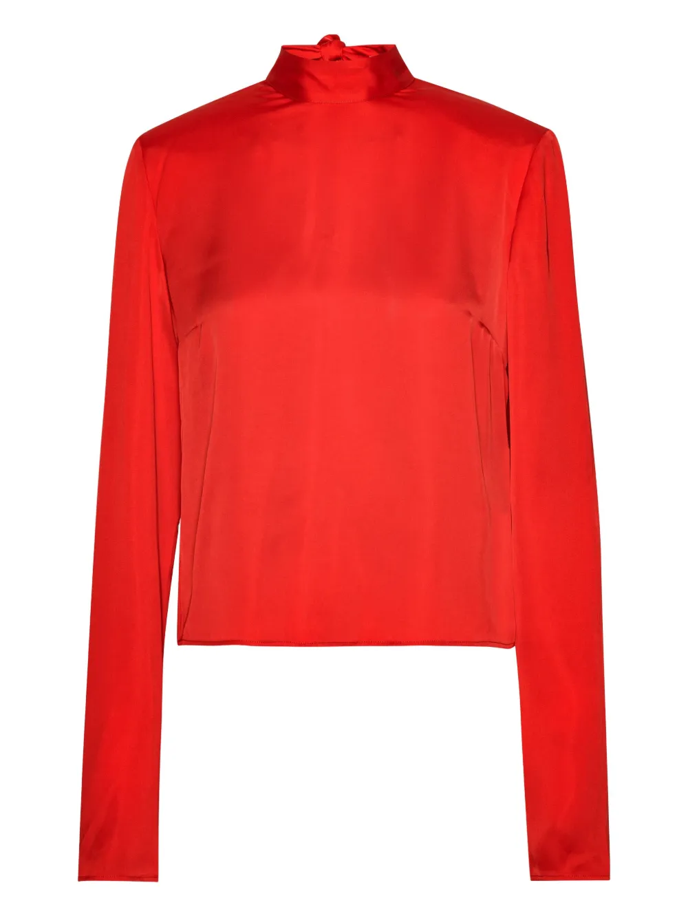 Rotate Birger Christensen Cowl-back Top In Red