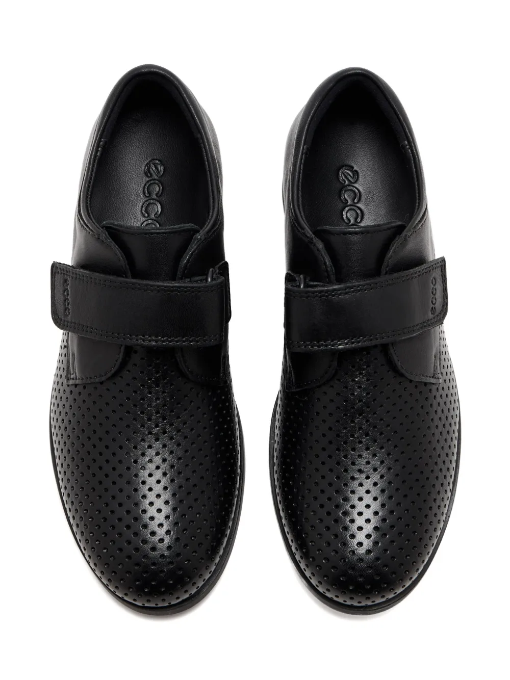 ECCO perforated shoes Black