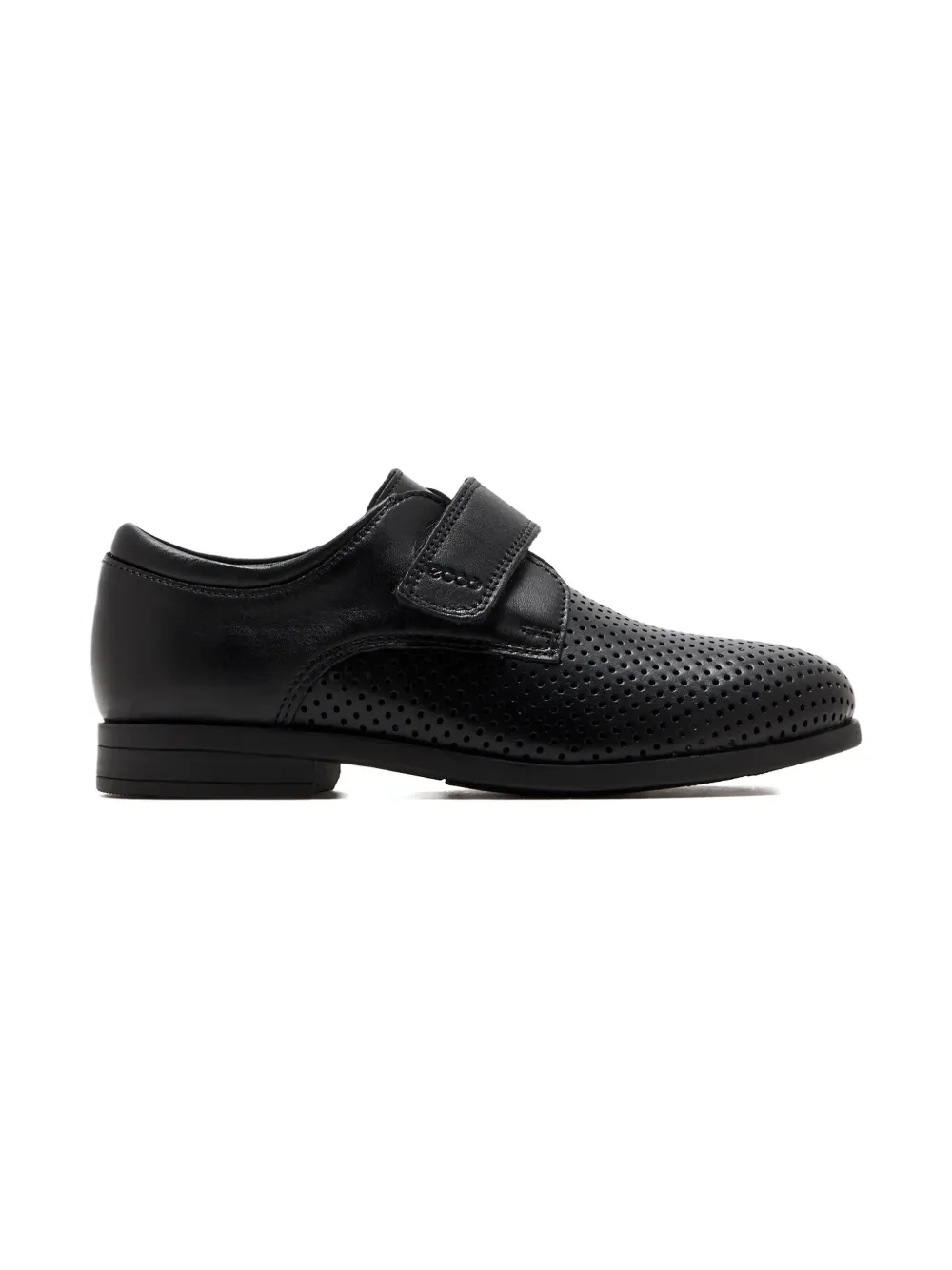 ECCO perforated shoes Black