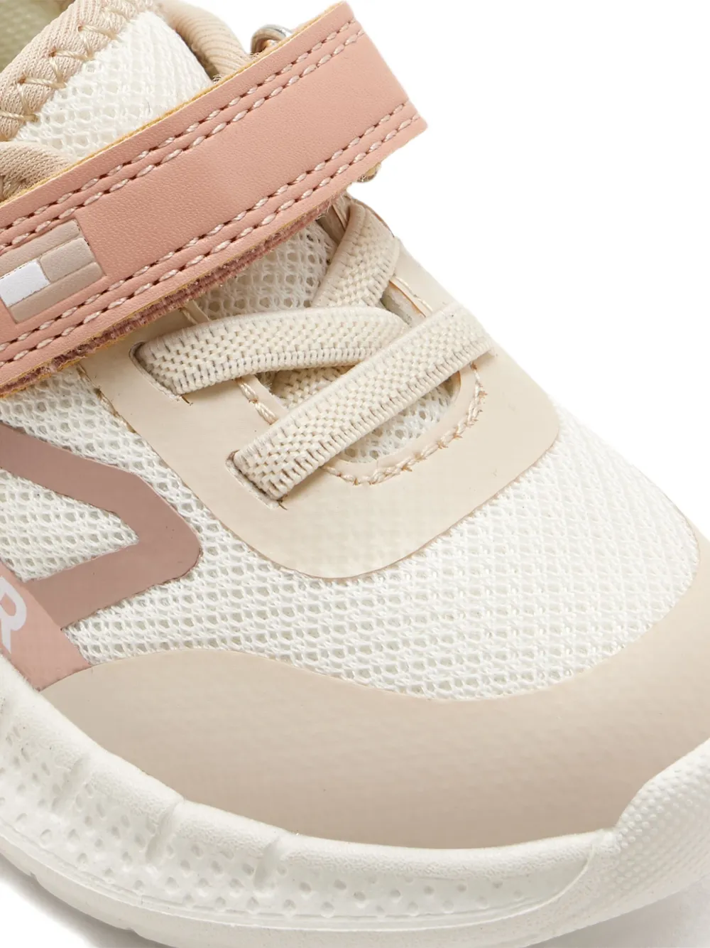 Tommy Hilfiger Junior Sneakers met klittenband Beige