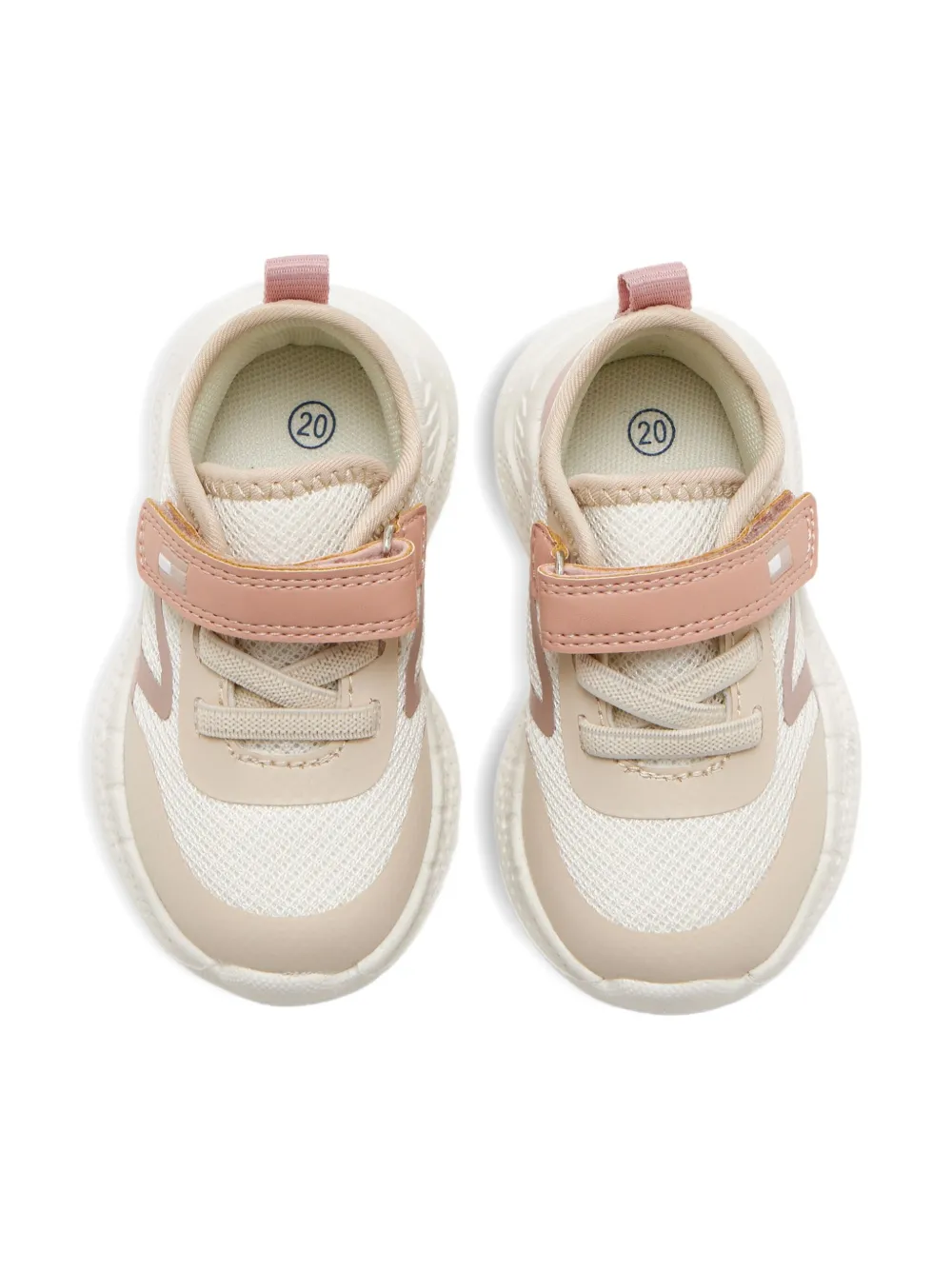 Tommy Hilfiger Junior Sneakers met klittenband Beige