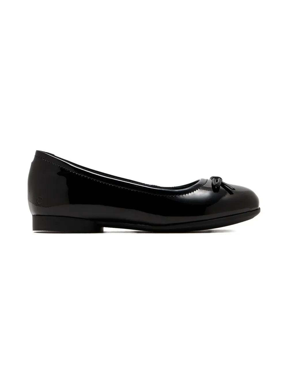 ECCO leather bow-detail ballerinas Black