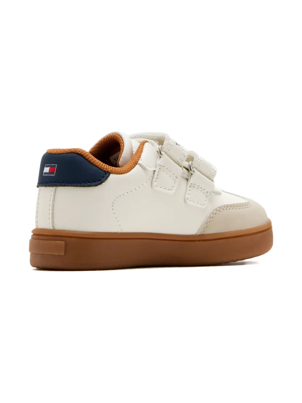 Tommy Hilfiger Junior Sneakers met dubbele bandjes Wit