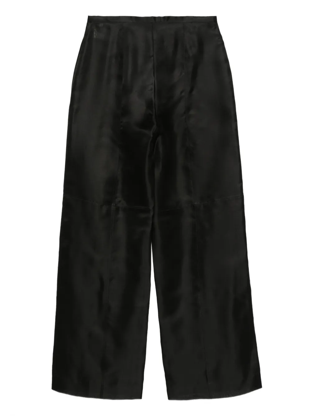 Róhe Zijden broek met trekkoord - Zwart