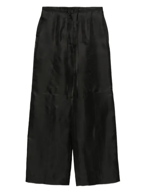 Róhe drawstring silk trousers