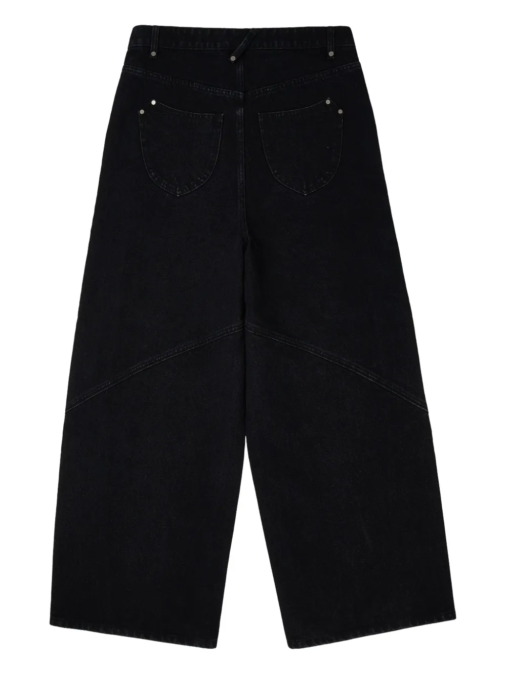Protémoa Raven Wide-leg Jeans In Black