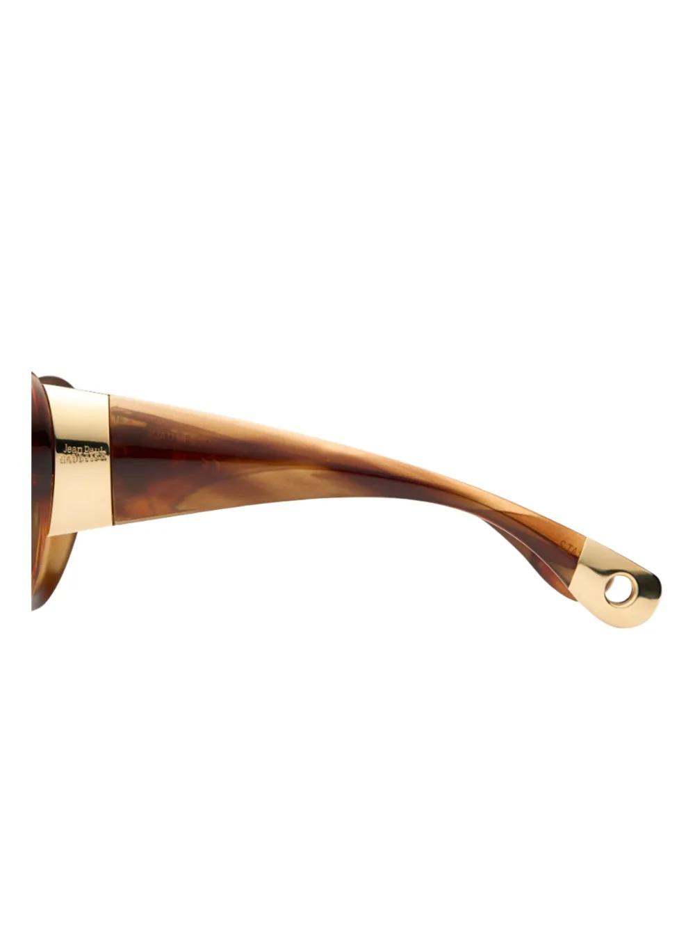 Jean Paul Gaultier Parisian zonnebril met cat-eye montuur Bruin