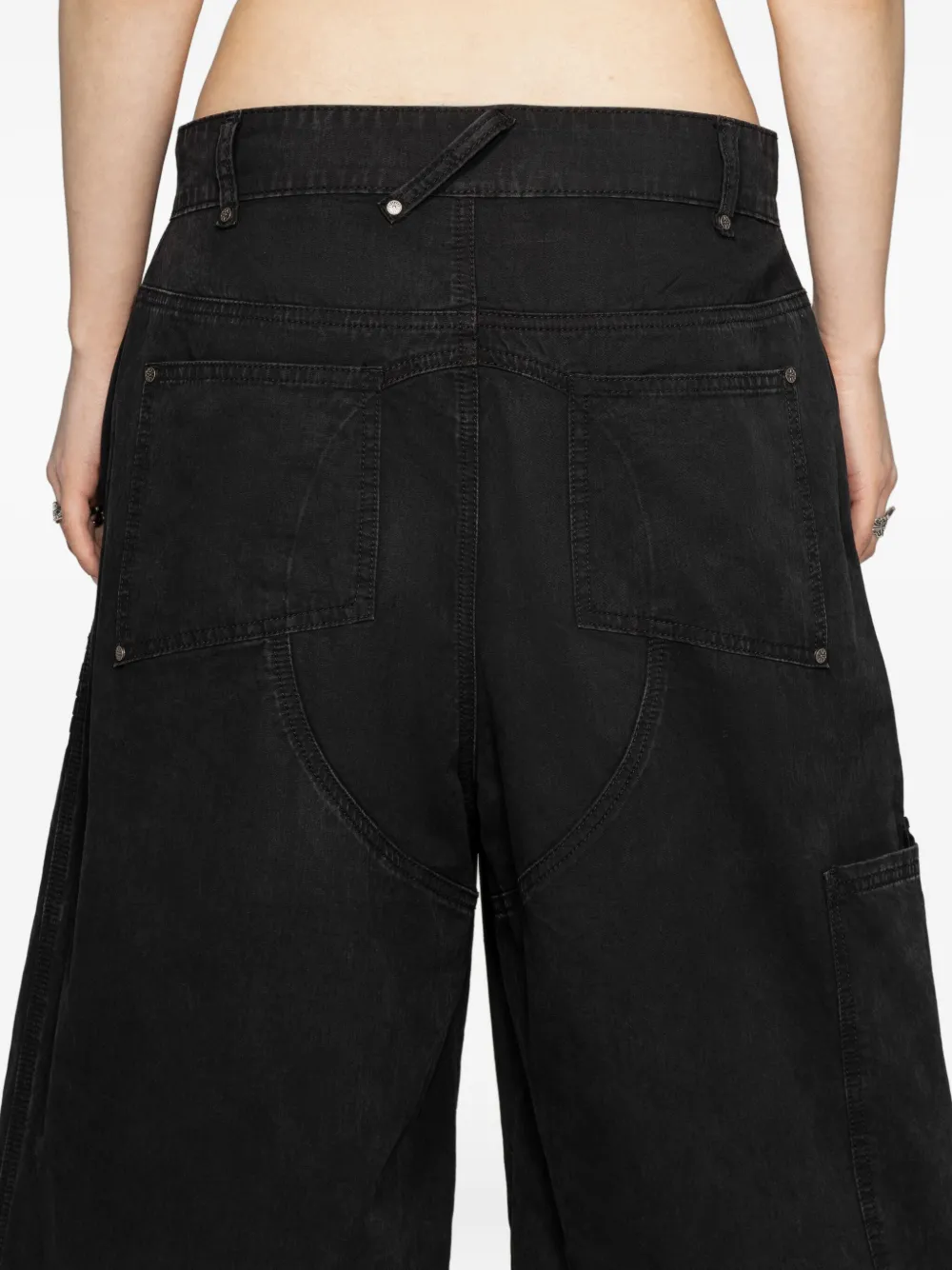 Protémoa Convertible Jeans In Black